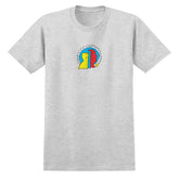 Krooked - Mad Back Fill Tee (Ash/Multi)